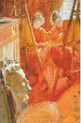 Anders Zorn Les demoiselles Schwartz Germany oil painting artist